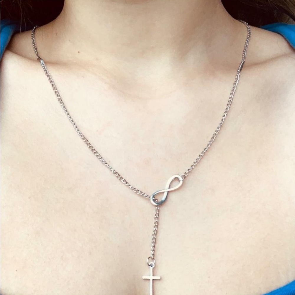 Silver Cross Necklace